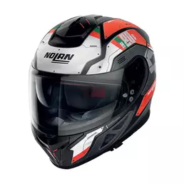 Nolan N80.8 Starscream N-com Red White Matt Красный