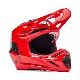 Fox V3 Rs Fracture Мотошлем Red Fluo Красный