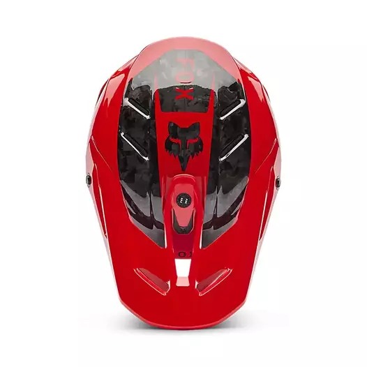 Fox V3 Rs Fracture Мотошлем Red Fluo Красный