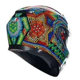 Agv K3 E2206 Rossi Winter Test 2018 Мотошлем Черный