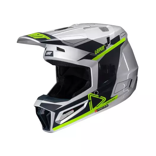 Leatt 3.5 V.25 Мотошлем Steel Серый