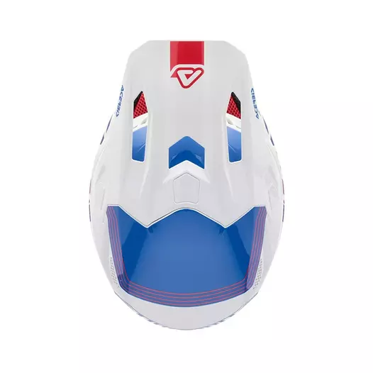 Acerbis Whoops Мотошлем White Blue Red Белый