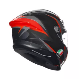 Agv K6 S E2206 Slashcut Мотошлем Black Grey Red Серый
