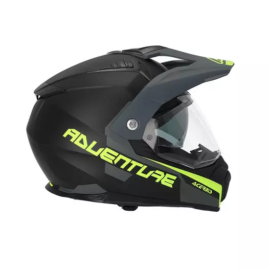 Acerbis Flip Fs-606 2206 Мотошлем Black Grey Серый