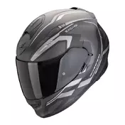 Scorpion Exo 491 Kripta Мотошлем Black Matt Silver Серый