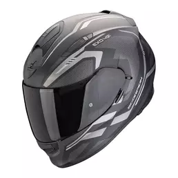 Scorpion Exo 491 Kripta Мотошлем Black Matt Silver Серый