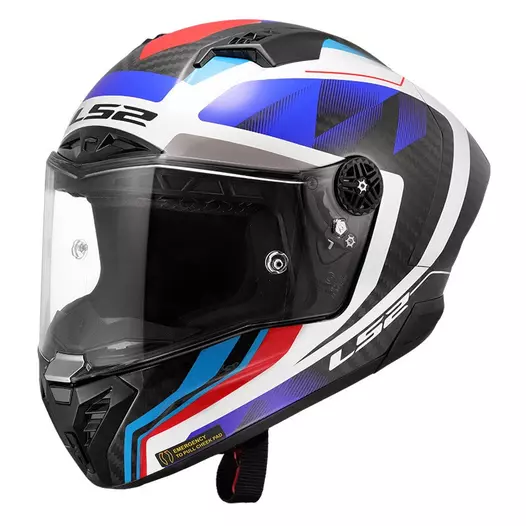 Ls2 Ff805 Thunder Carbon Gp Aero Raute Blue Синий