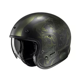 Hjc V31 Flame Мотошлем Green Matt Зеленый (размер: xs)