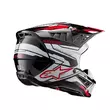 Alpinestars Sm5 2206 Action 2 Мотошлем Black White Черный