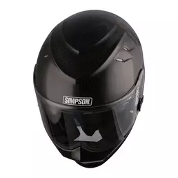 Simpson Venom Carbon 22.06 Мотошлем Black Черный