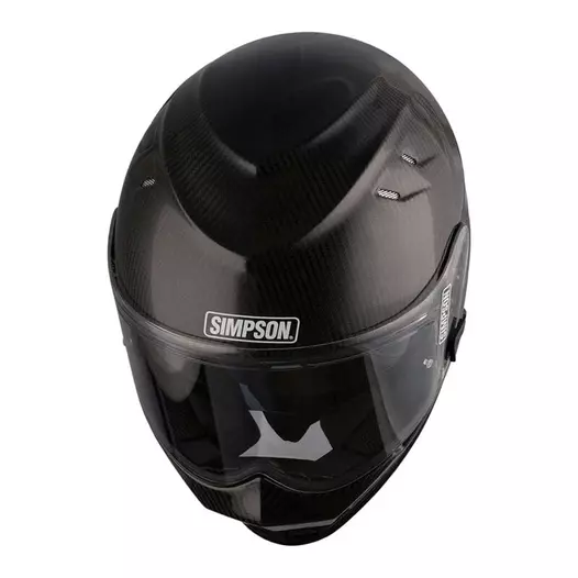 Simpson Venom Carbon 22.06 Мотошлем Black Черный