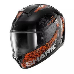 Shark Ridill 2 Speed-vib Мотошлем Black Orange Оранжевый