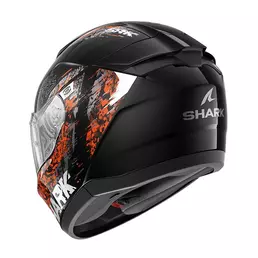 Shark Ridill 2 Speed-vib Мотошлем Black Orange Оранжевый