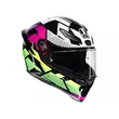 Agv K1 S E2206 Punkpulse Мотошлем Purple Lime Фиолетовый (размер: xs)