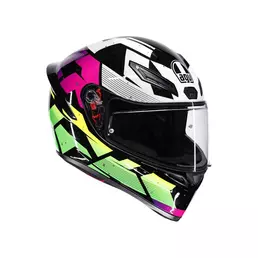 Agv K1 S E2206 Punkpulse Мотошлем Purple Lime Фиолетовый