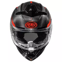 Premier Devil Carbon St 2 22.06 Мотошлем Red Красный