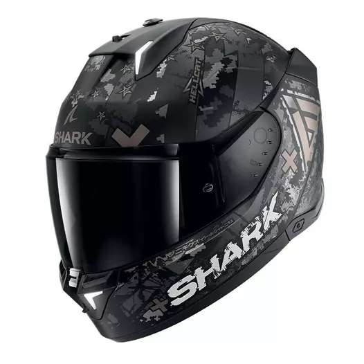 Shark Skwal I3 Hellcat Mat Мотошлем Anthracite Черный (размер: xs)