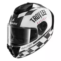 SHARK Spartan RS Raceshop integralhelm White / Black / Red (размер: xs)