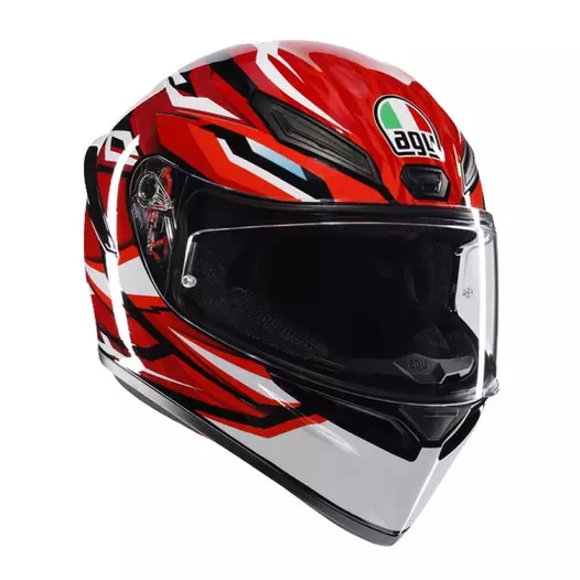 Agv K1 S E2206 Lion Мотошлем Red White Красный (размер: 2xl)