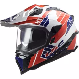 Ls2 Mx701 Explorer Atlantis 2206 Мотошлем Red Blue Красный