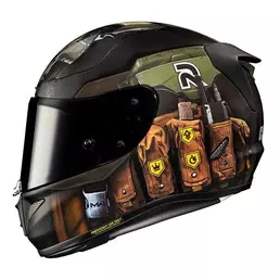 Hjc Rpha 11 Ghost Call Of Duty Мотошлем Черный