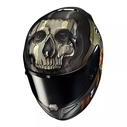 Hjc Rpha 11 Ghost Call Of Duty Мотошлем Черный