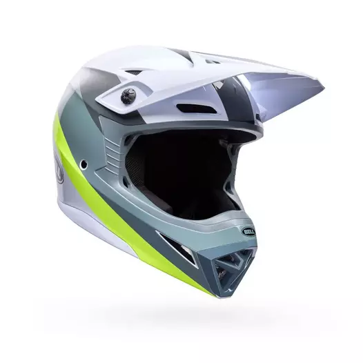 Bell Mx-10 Mips Aviator Мотошлем White Green Желтый