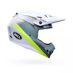 Bell Mx-10 Mips Aviator Мотошлем White Green Желтый