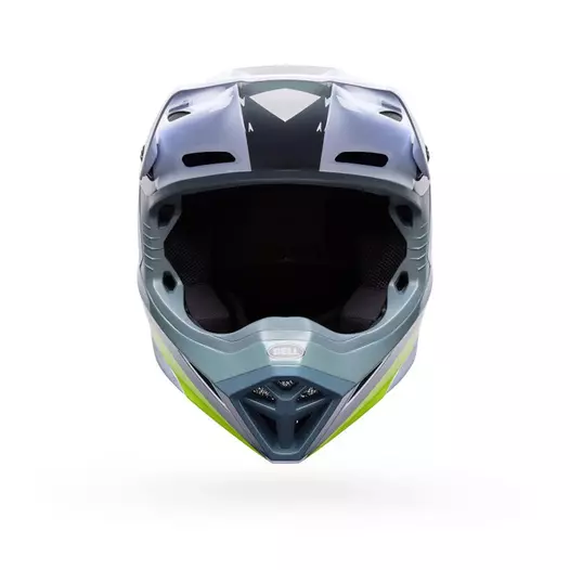 Bell Mx-10 Mips Aviator Мотошлем White Green Желтый