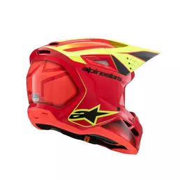 Alpinestars Sm3 Fray Мотошлем Red Yellow Красный