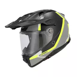 Acerbis Attack Мотошлем Black Yellow Fluo Желтый