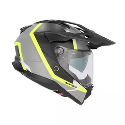 Acerbis Attack Мотошлем Black Yellow Fluo Желтый