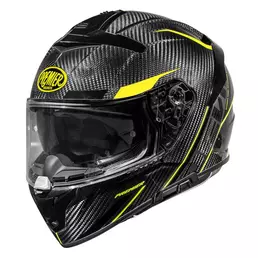 Premier Devil Carbon St Y 22.06 Мотошлем Yellow Красный (размер: m)