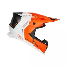 Acerbis T711 Мотошлем Orange Fluo Black Оранжевый