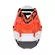 Acerbis T711 Мотошлем Orange Fluo Black Оранжевый