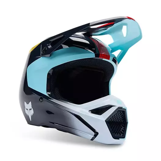 Fox Youth V1 Elevated Мотошлем Light Blue Синий (размер: ym)