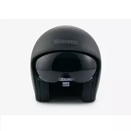Blauer Pilot 4.0 Monochrome Мотошлем Black Matt Черный
