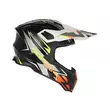 Acerbis Airstrike-x Мотошлем Black Orange Fluo