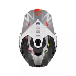 Acerbis Airstrike-x Мотошлем Black Orange Fluo