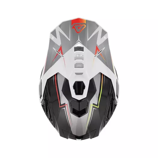 Acerbis Airstrike-x Мотошлем Black Orange Fluo