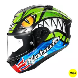 Kabuto Full Face Мотошлем F17 Gp Mips Remy Gardner Зеленый