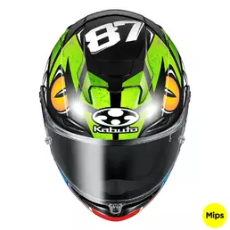 Kabuto Full Face Мотошлем F17 Gp Mips Remy Gardner Зеленый