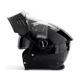 Simpson Darksome 2206 Modular Мотошлем Black Черный