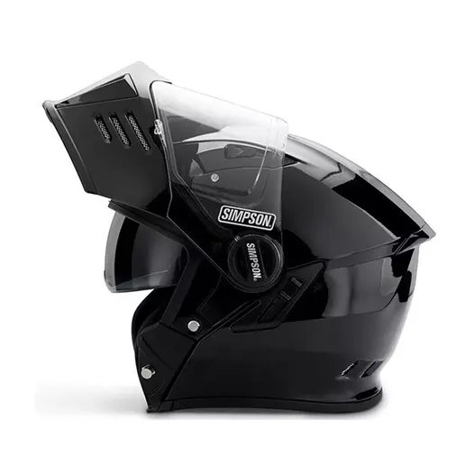 Simpson Darksome 2206 Modular Мотошлем Black Черный (размер: xs)