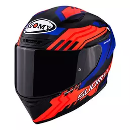 Suomy Track-1 Framework Мотошлем Black Red Blue Черный