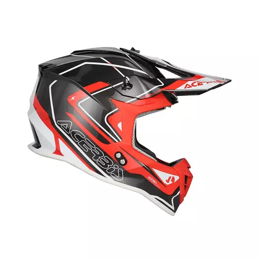 Acerbis Linear 2206 Мотошлем Grey Red Красный