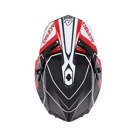 Acerbis Linear 2206 Мотошлем Grey Red Красный
