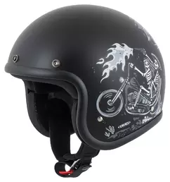 Retro Ghost Rider Черно-белый