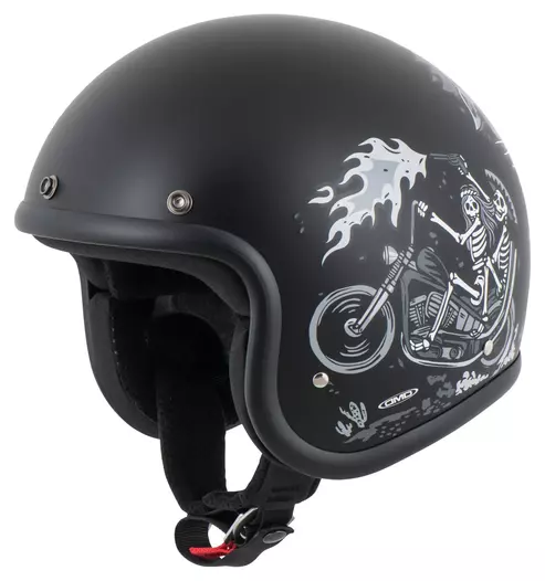 Retro Ghost Rider Черно-белый