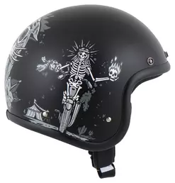 Retro Ghost Rider Черно-белый
